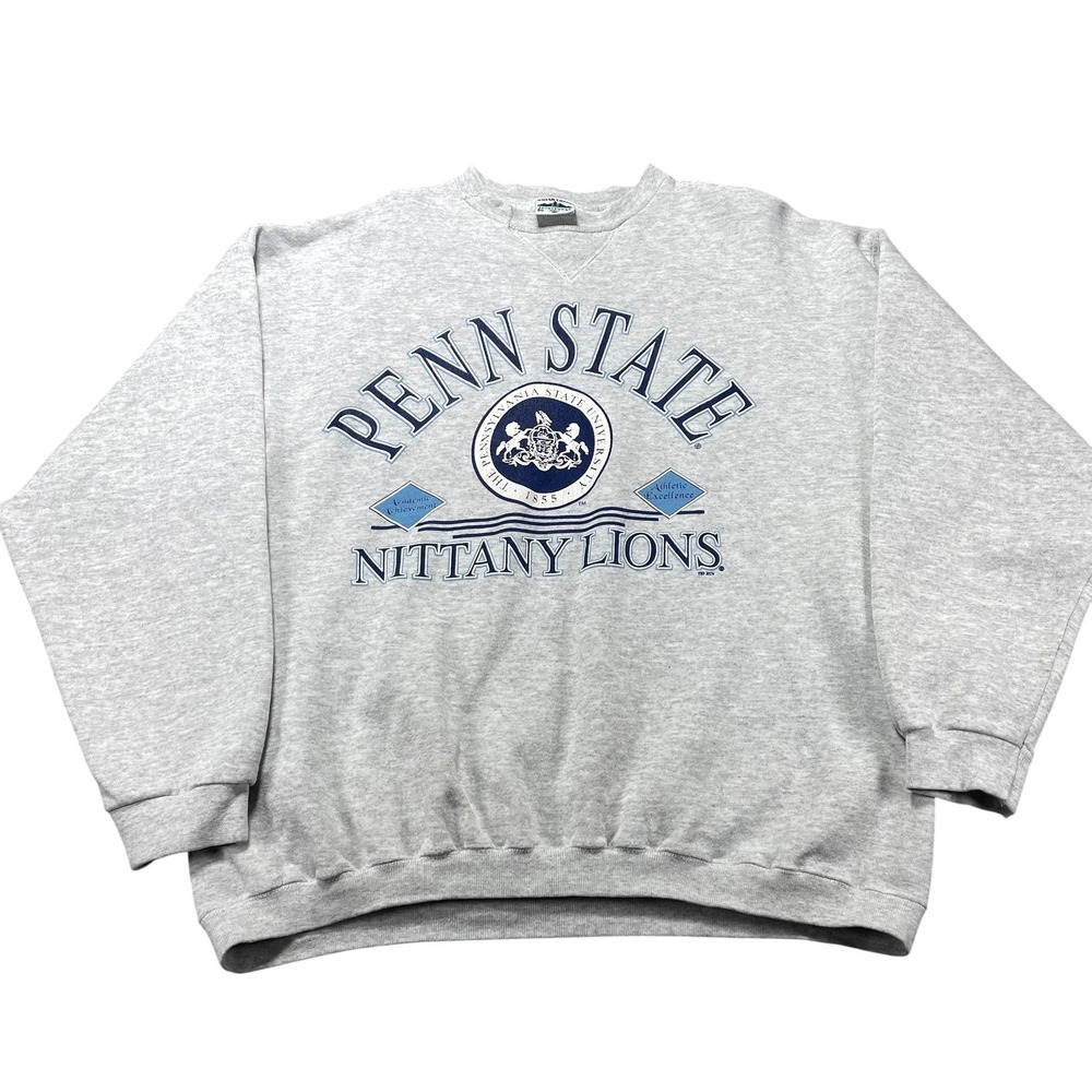 Vintage Penn State Nittany Lions Sweatshirt Mens XL Gray NCAA Briar Creek
